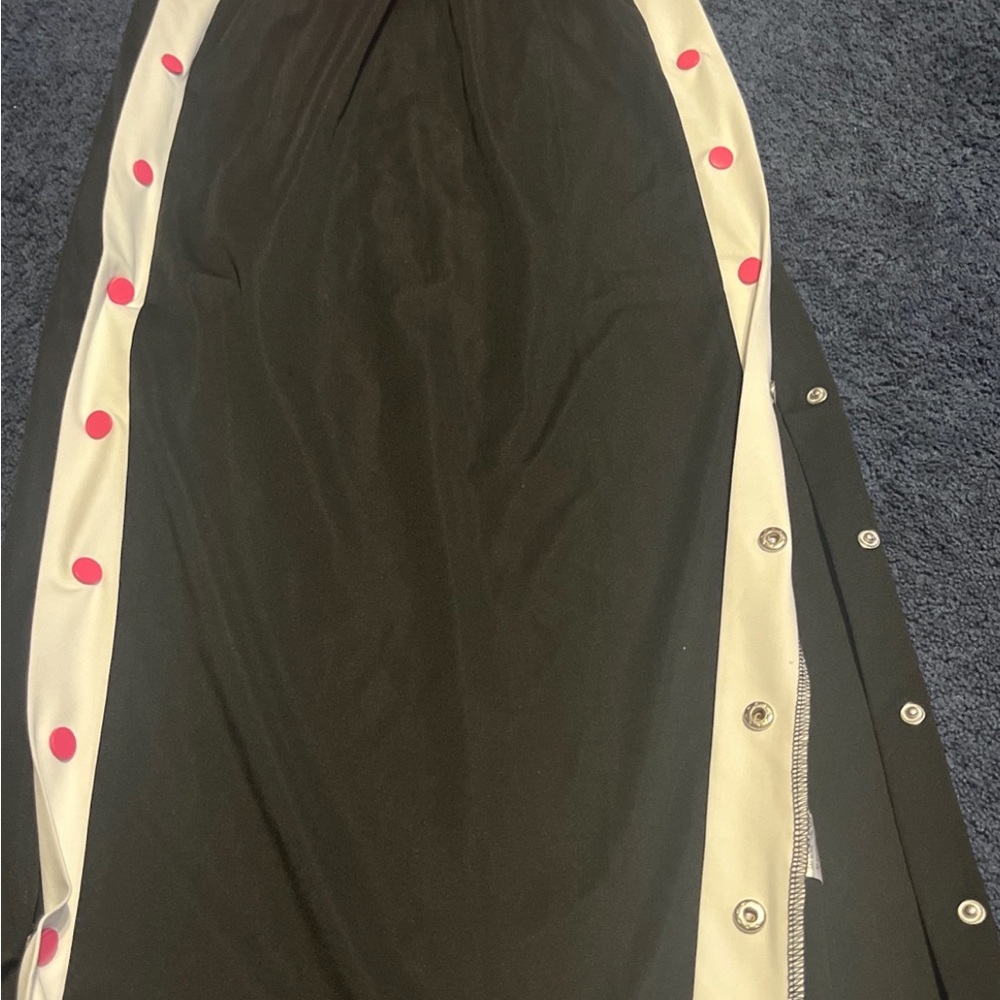 Vintage 90s Reebok Popper Beggy Joggers Black Size Small.